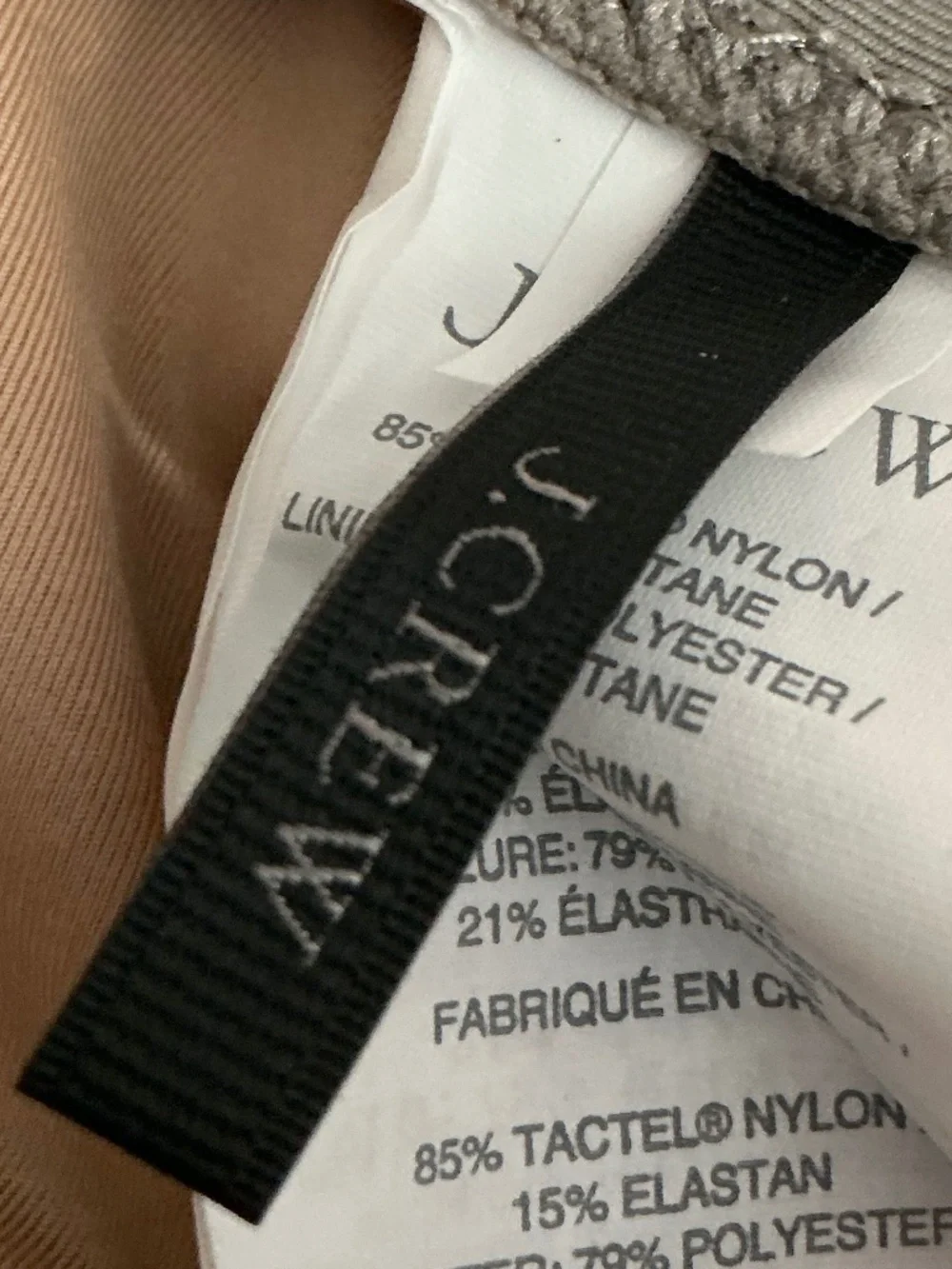 J. Crew crew zipper